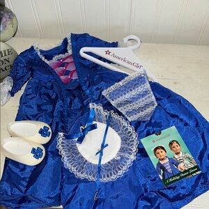 American Girl Felicity’s holiday gown dress outfit